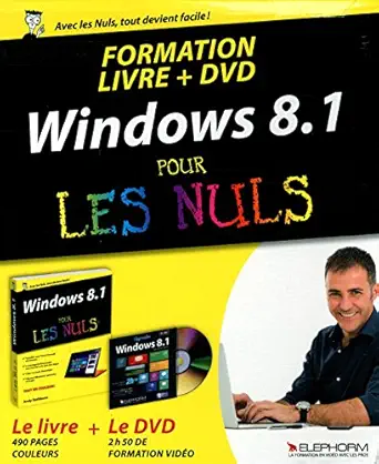 formation livre + dvd windows 8 1 pour les nuls 1st edition andy rathbone ,elephorm 2754064664, 978-2754064668