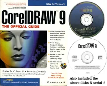 coreldraw 9 the official guide 1st edition foster d coburn iii ,peter mccormick 0072119861, 978-0072119862
