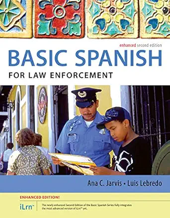 spanish for law enforcement   the basic spanish series printed access card 1st edition ana jarvis ,raquel