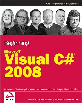 beginning microsoft visual c# 2008 1st edition karli watson ,christian nagel ,jacob hammer pedersen ,jon d