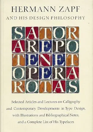 hermann zapf and his design philosophy selected articles and lectures on calligraphy and contemporary