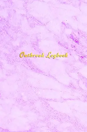 outbreak logbook genital herpes tracking diary to minimise chance of transmission to new partners pink marble