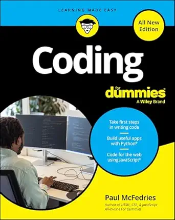 coding for dummies all 1st edition paul mcfedries 139436556x, 978-1394365562