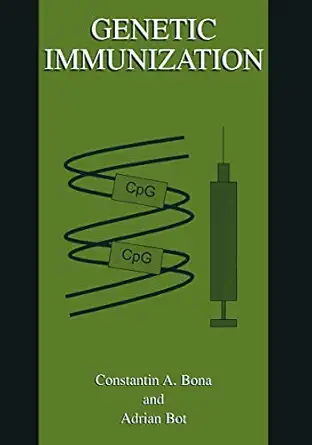 genetic immunization 1st edition adrian bot ,constantin a bona 1441933271, 978-1441933270