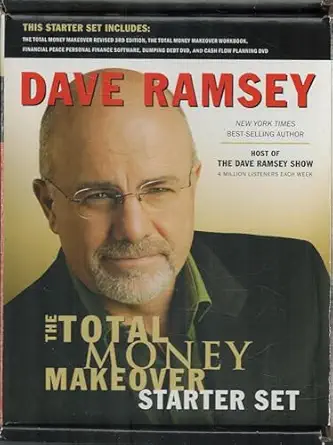 dave ramsey starter set includes the total money makeover revised the total money makeover workbook financial