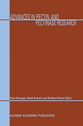 advances in pectin and pectinase research 1st edition fons voragen ,henk schols ,r g f visser 140201144x,