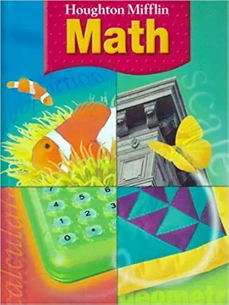 houghton mifflin math a 2005 student book grade 6 2005 1st edition houghton mifflin 0618277234, 978-0618277230