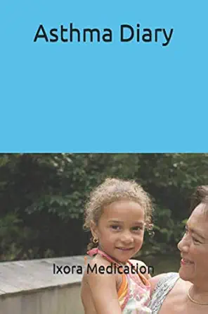 asthma diary notebook journal planner logbook asthma action plan pediatrics asthma symptoms peak flow chart