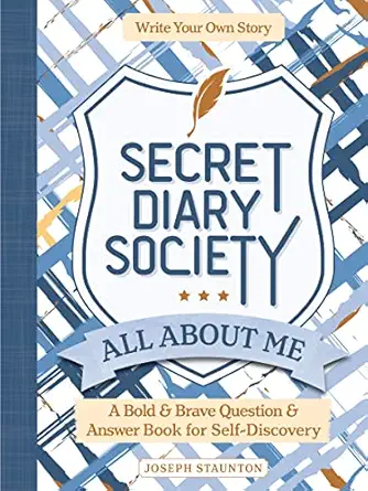 secret diary society all about me a bold and brave question and answer book for self discovery write your own