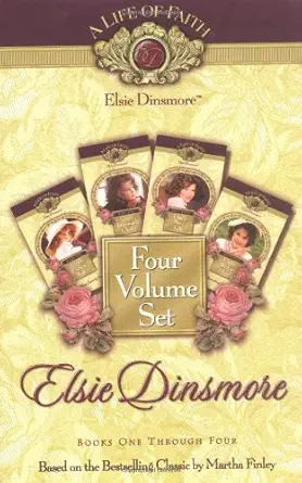 elsie dinsmore vols 1 4 1st edition martha finley 1928749542, 978-1928749547
