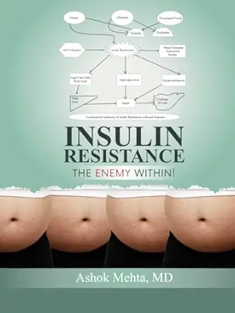 insulin resistance the enemy within 1st edition ashok k mehta md 1304969711, 978-1304969712