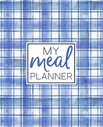 my meal planner 1st edition papeterie bleu 1700812319, 978-1700812315