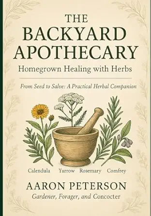 the backyard apothecary homegrown healing with herbs 1st edition mr aaron peterson 1069724912, 978-1069724915