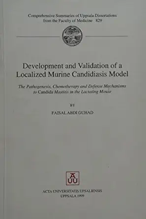 development and validation of a localized murine candidiasis model the pathogenesis chemotherapy and defense