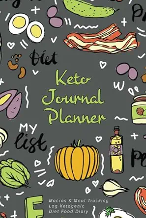 keto journal planner macros and meal tracking log ketogenic diet food diary 1st edition enchanted willow