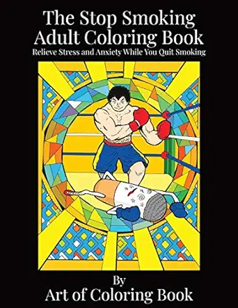 the stop smoking adult coloring book relieve stress and anxiety while you quit smoking 1st edition art of