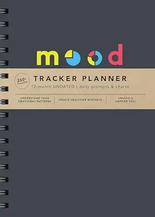 mood tracker undated planner understand your emotional patterns create healthier mindsets unlock a happier