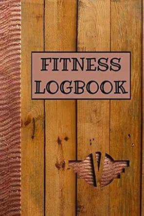 fitness logbook v monogram v bonus water exercise and habit tracker 62 day 2 month daily food calorie dietary