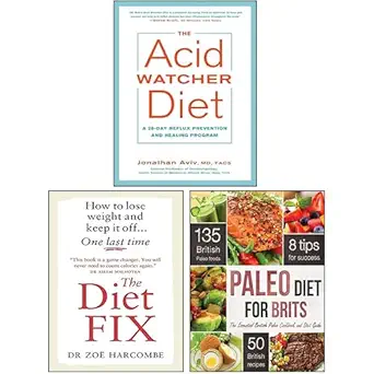 the acid watcher diet the diet fix paleo diet for brits 3 books collection set 1st edition dr jonathan aviv