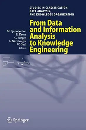 from data and information analysis to knowledge engineering proceedings of the 29th annual conference of the