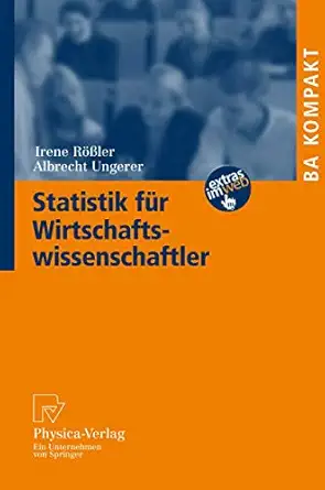 statistik fa 1/4r wirtschaftswissenschaftler 1st edition irene ra a ler ,albrecht ungerer 3790819794,
