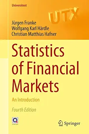 statistics of financial markets an introduction 1st edition ja 1/4rgen franke ,wolfgang karl ha rdle