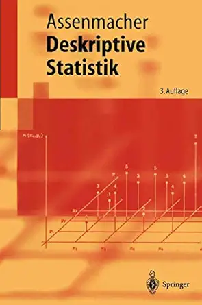 deskriptive statistik 1st edition walter assenmacher 3540002073, 978-3540002079