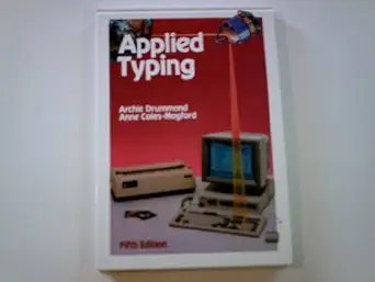 applied typing 1st edition anne drummond, a m , scattergood, i e , coles mogford 0077071441, 978-0077071448