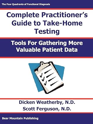 practitioners guide to take home testing 1st edition dicken weatherby ,scott ferguson 0976136775,