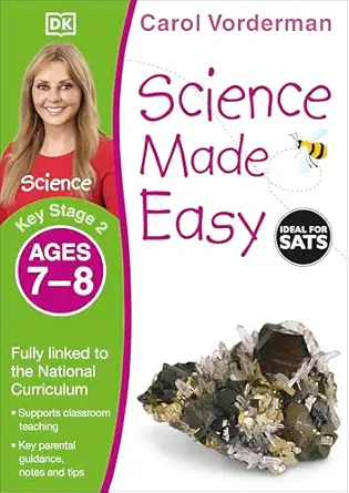 science made easy ages 7 8 supports the national curriculum science exercise book 1st edition carol vorderman