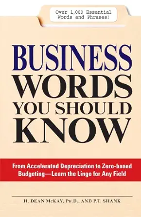 business words you should know from accelerated depreciation to zero based budgeting learn the lingo for any