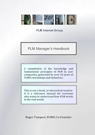 plm managers handbook mentoring advice for the plm manager in written form 1st edition roger tempest