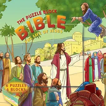 bible game for kids the life of jesus the puzzle block bible hardcover 1st edition scandinavia ,gustavo
