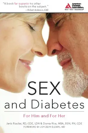 sex and diabetes for him and for her 1st edition janis roszler r d ,donna rice m b a ,joycelyn elders m d