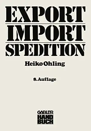 export a import a 1st edition heiko ohling 3409366350, 978-3409366359