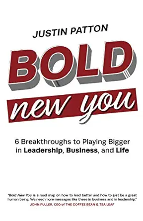 bold new you 6 breakthroughs to playing bigger in leadership business and life 1st edition justin l patton