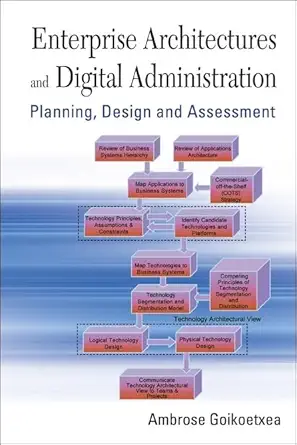 enterprise architectures and digital administration planning design and assessment 1st edition ambrose