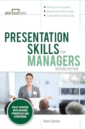 presentation skills for managers 2e 1st edition kerri garbis 1259643964, 978-1259643965