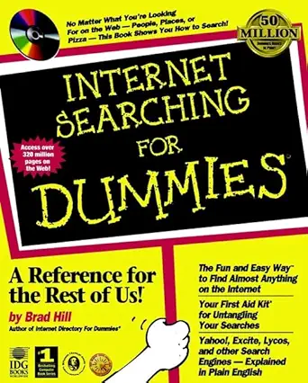 internet searching for dummies 1st edition brad hill 0764504789, 978-0764504785