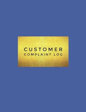 customer complaint log organize complaints received in our book list log register complaint form follow up