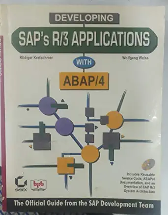 developing saps r/3 applications with abap/4 1st edition ra 1/4diger kretschmer 8170298008, 978-8170298007