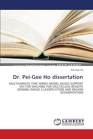 dr pei gee ho dissertation multivariate time series model based support vector machine for multiclass remote