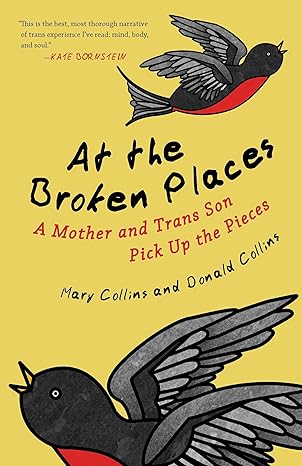 at the broken places a mother and trans son pick up the pieces 1st edition mary collins ,donald collins