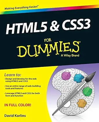 html5 and css3 for dummies 1st edition david karlins ,judith muhr 1118588630, 978-1118588635