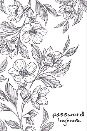 password logbook logbook and notebook for organize all of passwords 1st edition henren mertiner 1687736901,