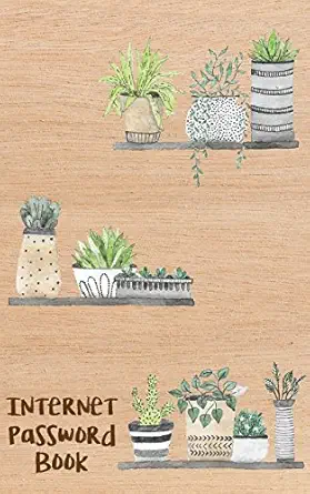 internet password book a password journal for organize 400+ your username and password 5 x8 over 100 pages