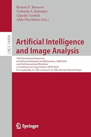 artificial intelligence and image analysis 1st edition reneta p barneva ,valentin e brimkov ,claudio gentile