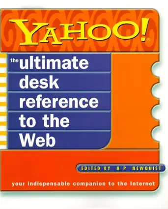 yahoo the ultimate desk reference to the web 1st edition hp newquist 0062737376, 978-0062737373