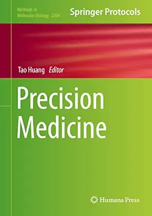 precision medicine 1st edition tao huang 1071609033, 978-1071609033