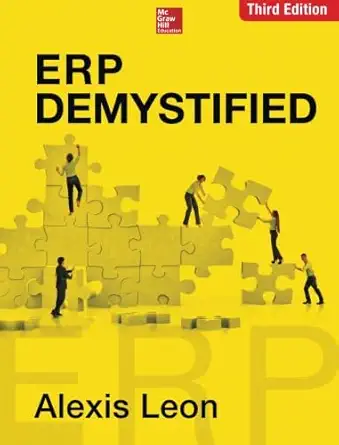 erp demystified 3/e 1st edition alexis leon 9339218752, 978-9339218751